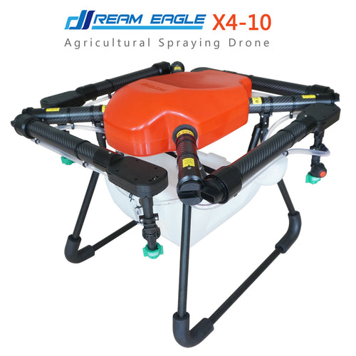 X4-10 Agricultural Drone Frame kit 10kg quadcopter Spraying drone foldable plant protective UAV Patent drones