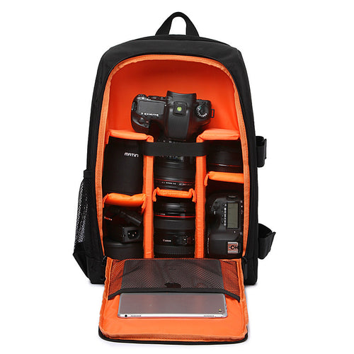 Multi-functional Waterproof Digital DSLR Photo Padded Backpack w/ Rain Cover Camera Soft Bag laptop Video Case for Photographer