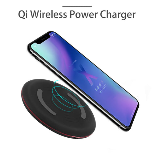 Qi Wireless Power Charger Portable Fast Charging Charging Pad For iPhone 8/X/8Plus Samsung Note8/S8/S8+/S7 edge/S7/Note5/S6/S6 edge/S6 edge plus