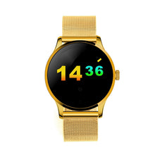 K88H Smart Watch Round IPS Touch Screen Bluetooth Wristwatch Support Heart Rate Monitor Pedometer