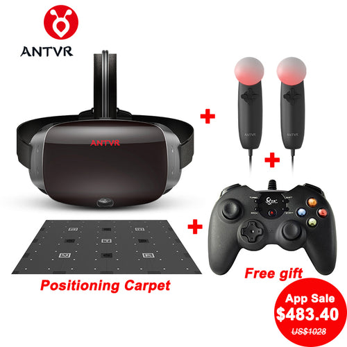 Cyclop Kit2 ANTVR 2K PC VR Headset 3D Helmet VR Glasses Controllers Positioning Carpet Competitor For HTC Vive VR Glass